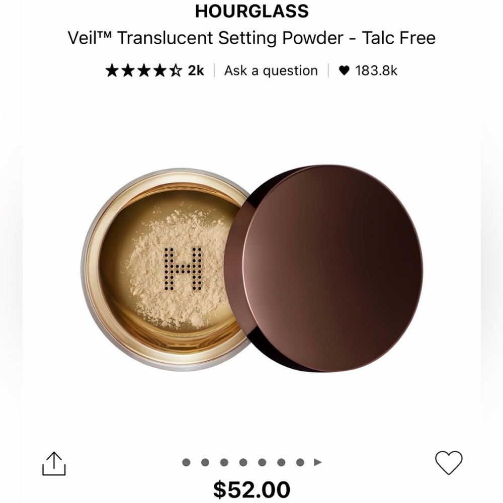 Hourglass Translucent Setting Powder - Brown Lid